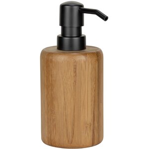 Dispenser sapun lichid WENKO Bedolla, 360 ml, maro-negru Dispenser sapun lichid WENKO Bedolla, 360 ml, maro-negru