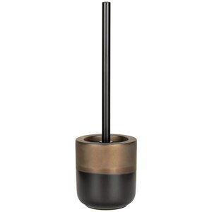 Set perie toaleta WENKO Enego, negru-bronz Set perie toaleta WENKO Enego, negru-bronz