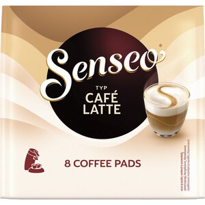 Paduri cafea SENSEO Cafe Latte, 8 paduri, 92g Paduri cafea SENSEO Cafe Latte, 8 paduri, 92g