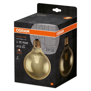 Bec LED decorativ OSRAM, E27, 4.5W, 470lm, 2500K Bec LED decorativ OSRAM, E27, 4.5W, 470lm, 2500K