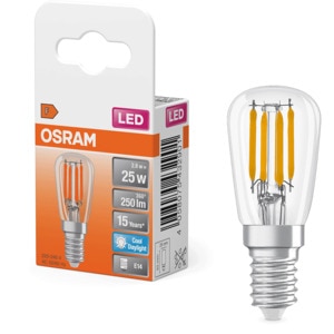 Bec LED OSRAM, E14, 2.8W, 250lm, lumina rece Bec LED OSRAM, E14, 2.8W, 250lm, lumina rece