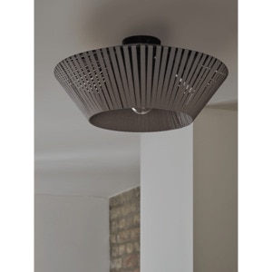 Plafoniera OSRAM 4058075848085, 10W, E27, IP20, gri inchis Plafoniera OSRAM 4058075848085, 10W, E27, IP20, gri inchis