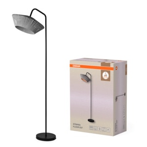 Lampa de podea OSRAM, E27, 10W, gri inchis Lampa de podea OSRAM, E27, 10W, gri inchis
