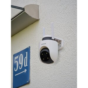 Camera IP Wireless OSRAM Smart+, 2K QHD, 4MP, IR, Night Vision, alb Camera IP Wireless OSRAM Smart+, 2K QHD, 4MP, IR, Night Vision, alb