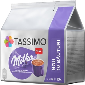 Capsule cafea TASSIMO Jacobs Milka, 16 capsule, 160g Capsule cafea TASSIMO Jacobs Milka, 16 capsule, 160g