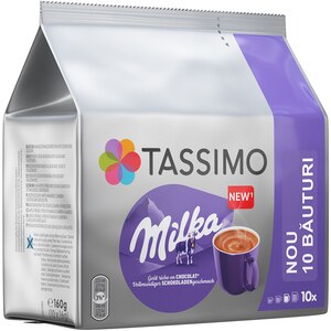 Capsule cafea TASSIMO Jacobs Milka, 16 capsule, 160g Capsule cafea TASSIMO Jacobs Milka, 16 capsule, 160g