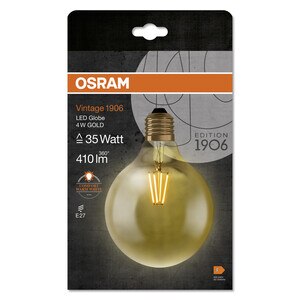 Bec Decorativ Rustic Led OSRAM, 4W, E27, 410lm, 2400K Bec Decorativ Rustic Led OSRAM, 4W, E27, 410lm, 2400K