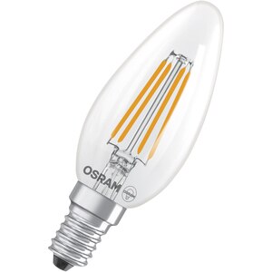Set 2 becuri LED filament OSRAM, E14, 2.2W, 470lm, lumina calda Set 2 becuri LED filament OSRAM, E14, 2.2W, 470lm, lumina calda