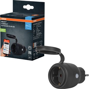 Priza inteligenta exterior OSRAM Smart+, Wi-Fi, 3680W, 16A, IP44, alb Priza inteligenta exterior OSRAM Smart+, Wi-Fi, 3680W, 16A, IP44, alb
