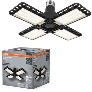 Plafoniera cu LED integrat OSRAM, E27, 23W, 2350lm, negru Plafoniera cu LED integrat OSRAM, E27, 23W, 2350lm, negru