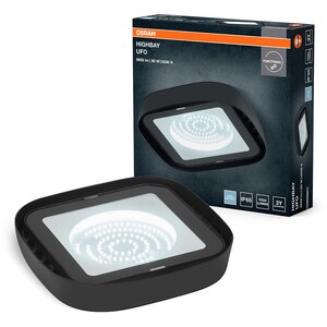 Proiector LED OSRAM Highbay Ufo, 80W, 6500K, IP65, negru Proiector LED OSRAM Highbay Ufo, 80W, 6500K, IP65, negru