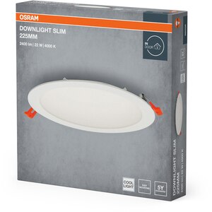 Spot incastrat OSRAM, 22W, 2000lm, lumina neutra, IP20, alb Spot incastrat OSRAM, 22W, 2000lm, lumina neutra, IP20, alb