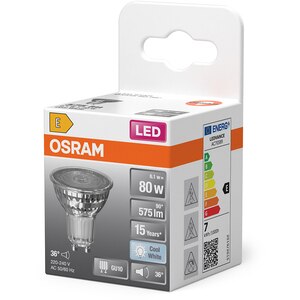 Bec LED OSRAM 4099854457401, GU10, 6.1W, 575lm, 4000K Bec LED OSRAM 4099854457401, GU10, 6.1W, 575lm, 4000K