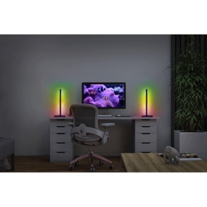 Lampa de podea OSRAM, 7.5W, RGB, Wi-Fi, telecomanda, negru Lampa de podea OSRAM, 7.5W, RGB, Wi-Fi, telecomanda, negru