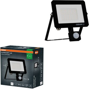 Proiector LED OSRAM, senzor PIR, 30W,2700lm, 4000K, IP65, Negru Proiector LED OSRAM, senzor PIR, 30W,2700lm, 4000K, IP65, Negru