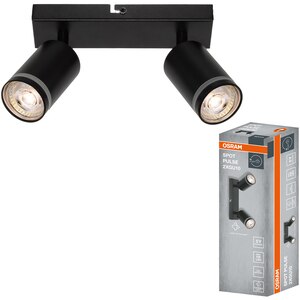 Spot OSRAM Pulse, 2 x GU10, 6W, LED, IP20, negru Spot OSRAM Pulse, 2 x GU10, 6W, LED, IP20, negru