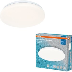 Plafoniera LED cu senzor OSRAM, 18W, 1980lm, 4000K, IP44, alb Plafoniera LED cu senzor OSRAM, 18W, 1980lm, 4000K, IP44, alb