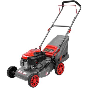 Masina de tuns gazonul RURIS Expres 410, Benzina, 3.3CP, 127CC, latime taiere 41 cm, cos 45L, rosu Masina de tuns gazonul RURIS Expres 410, Benzina, 3.3CP, 127CC, latime taiere 41 cm, cos 45L, rosu