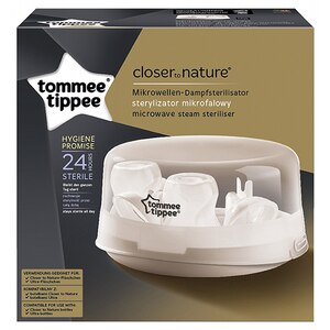 Sterilizator pentru microunde TOMMEE TIPPEE, 0.2l, alb Sterilizator pentru microunde TOMMEE TIPPEE, 0.2l, alb