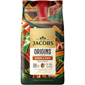 Cafea boabe JACOBS Origins Kenya & Uganda, 1000g Cafea boabe JACOBS Origins Kenya & Uganda, 1000g