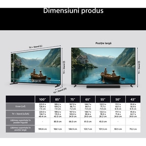 Televizor LED Smart SONY BRAVIA 3 II 43XR39M2, Ultra HD 4K, 108cm Televizor LED Smart SONY BRAVIA 3 II 43XR39M2, Ultra HD 4K, 108cm
