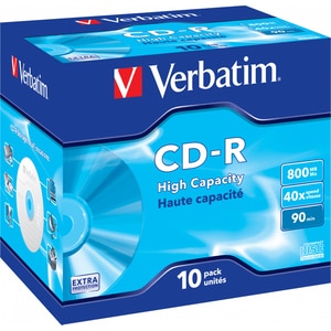 CD-R VERBATIM 43428, 40x, 800MB, 10buc CD-R VERBATIM 43428, 40x, 800MB, 10buc