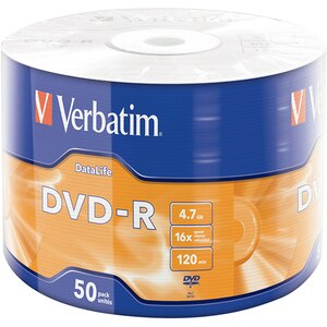 DVD-R VERBATIM 43791, 16x, 4.7GB, 50buc DVD-R VERBATIM 43791, 16x, 4.7GB, 50buc