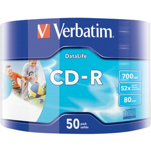 CD-R VERBATIM 43794, 52x, 700MB, 50buc CD-R VERBATIM 43794, 52x, 700MB, 50buc