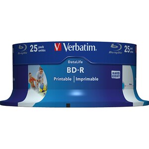 BD-R SL VERBATIM 43811, 6x, 25GB, 25buc BD-R SL VERBATIM 43811, 6x, 25GB, 25buc