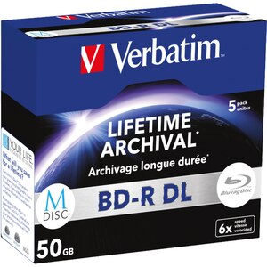 BD-R DL VERBATIM 43846, 6x, 50GB, 5buc BD-R DL VERBATIM 43846, 6x, 50GB, 5buc