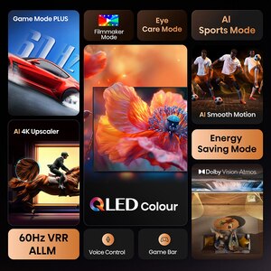 Televizor QLED Smart HISENSE 43E7Q, Ultra HD 4k, 108cm Televizor QLED Smart HISENSE 43E7Q, Ultra HD 4k, 108cm