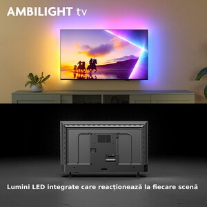 Televizor QLED Smart PHILIPS 43PUS8400, Ultra HD 4K, HDR10+, 108cm Televizor QLED Smart PHILIPS 43PUS8400, Ultra HD 4K, HDR10+, 108cm