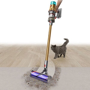 Aspirator vertical DYSON V12 Slim Detect Absolute 44887001, 0.35l, autonomie max 60 min, 25.2V, Motor Hyperdymium, auriu Aspirator vertical DYSON V12 Slim Detect Absolute 44887001, 0.35l, autonomie max 60 min, 25.2V, Motor Hyperdymium, auriu