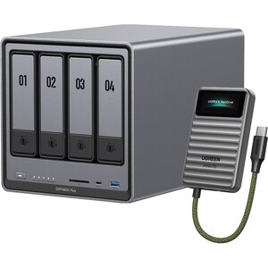 Network Attached Storage UGREEN DXP4800 Plus, 4.4GHz, 8GB, 4-Bays, negru Network Attached Storage UGREEN DXP4800 Plus, 4.4GHz, 8GB, 4-Bays, negru