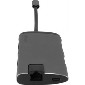 Hub USB Type-C VERBATIM 49142, USB 3.0, HDMI, Ethernet, SD/microSD, gri-negru Hub USB Type-C VERBATIM 49142, USB 3.0, HDMI, Ethernet, SD/microSD, gri-negru