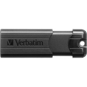 Memorie USB VERBATIM PinStripe, 256GB, USB 3.2, negru Memorie USB VERBATIM PinStripe, 256GB, USB 3.2, negru