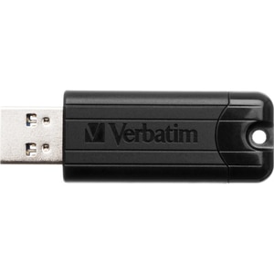 Memorie USB VERBATIM PinStripe, 256GB, USB 3.2, negru Memorie USB VERBATIM PinStripe, 256GB, USB 3.2, negru