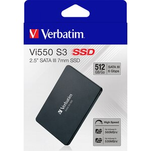 Solid-State Drive (SSD) VERABTIM Vi550, 512GB, SATA3, 2.5", 49352 Solid-State Drive (SSD) VERABTIM Vi550, 512GB, SATA3, 2.5", 49352