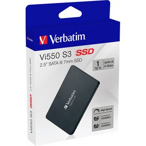 Solid-State Drive (SSD) VERBATIM Vi550, 1TB, SATA3, 2.5", 49353 Solid-State Drive (SSD) VERBATIM Vi550, 1TB, SATA3, 2.5", 49353