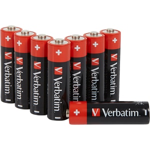 Baterie alcalina VERBATIM 49503, AA, 1.5V, 8buc Baterie alcalina VERBATIM 49503, AA, 1.5V, 8buc