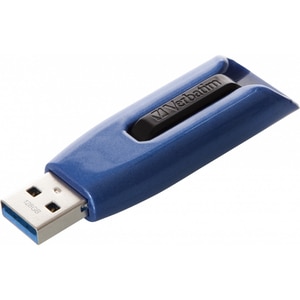 Memorie USB VERBATIM V3 MAX, 128GB, USB 3.2, albastru Memorie USB VERBATIM V3 MAX, 128GB, USB 3.2, albastru