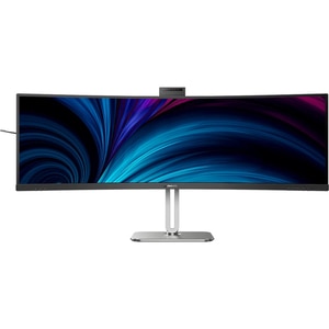 Monitor curbat WLED VA PHILIPS 49B2U5900CH/00, 48.8", Dual QHD, 75Hz, HDR 400, webcam, boxe, negru Monitor curbat WLED VA PHILIPS 49B2U5900CH/00, 48.8", Dual QHD, 75Hz, HDR 400, webcam, boxe, negru
