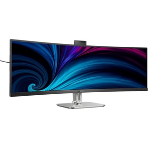 Monitor curbat WLED VA PHILIPS 49B2U5900CH/00, 48.8", Dual QHD, 75Hz, HDR 400, webcam, boxe, negru Monitor curbat WLED VA PHILIPS 49B2U5900CH/00, 48.8", Dual QHD, 75Hz, HDR 400, webcam, boxe, negru