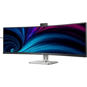Monitor curbat WLED VA PHILIPS 49B2U5900CH/00, 48.8", Dual QHD, 75Hz, HDR 400, webcam, boxe, negru Monitor curbat WLED VA PHILIPS 49B2U5900CH/00, 48.8", Dual QHD, 75Hz, HDR 400, webcam, boxe, negru