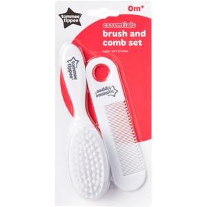 Set pieptan si perie TOMMEE TIPPEE, 0 luni +, alb Set pieptan si perie TOMMEE TIPPEE, 0 luni +, alb