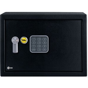 Seif compact YALE YSV/200/DB1, Inchidere electronica, 200 x 310 x 200 mm, negru Seif compact YALE YSV/200/DB1, Inchidere electronica, 200 x 310 x 200 mm, negru
