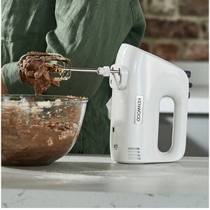 Mixer de mana KENWOOD HMP30.A0WH, 450W, 5 trepte viteza, alb-gri Mixer de mana KENWOOD HMP30.A0WH, 450W, 5 trepte viteza, alb-gri