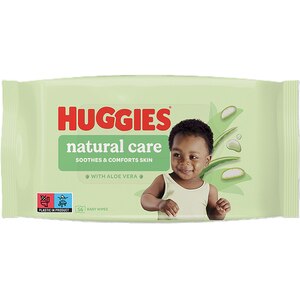 Servetele umede HUGGIES Natural Care, 56 buc Servetele umede HUGGIES Natural Care, 56 buc