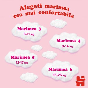Scutece chilotel HUGGIES Pants Jumbo nr 3, Fata, 6-11 kg, 88 buc Scutece chilotel HUGGIES Pants Jumbo nr 3, Fata, 6-11 kg, 88 buc
