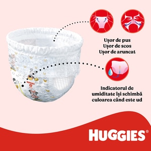 Scutece chilotel HUGGIES Little Movers Pants Jumbo nr 6, Baiat, 15-25 kg, 30 buc Scutece chilotel HUGGIES Little Movers Pants Jumbo nr 6, Baiat, 15-25 kg, 30 buc